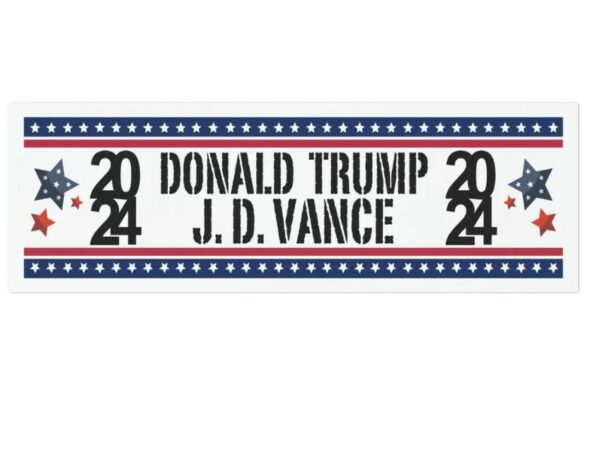 Trump Vance 2024 Car Magnet Donald Trump 2024 JD Vance 2024 President Trump 2024 JD Vance 24 Republicans Campaign Trump Supporter Magnet