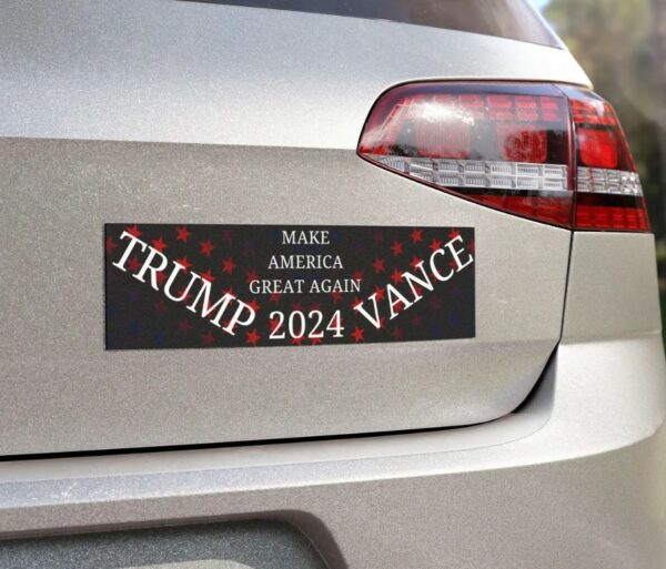 Trump Vance 2024 Car Magnet, Trump Supporter, President Donald Trump Gift, Republican Decor, Patriotic Gift, Trump 2024 Car Magnet