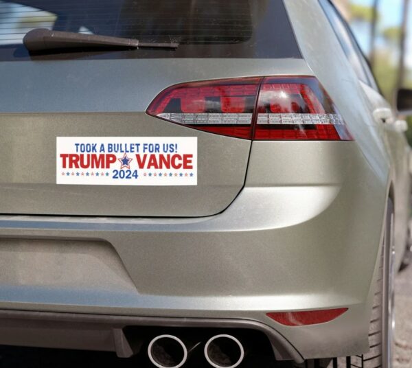 Trump Vance 2024 Car Magnet, Trump Vance Bumper Sticker1