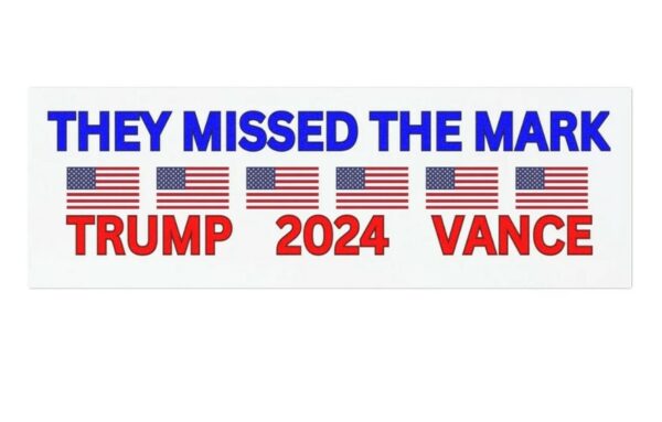 Trump Vance 2024 Car Magnet bumper sticker election Trump 2024