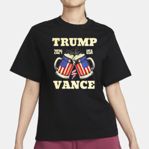Trump Vance 2024: Show Your Patriotism with Our Distressed US Flag Election Shirt 6 Trump Vance 2024 Distressed US flag Election shirt2