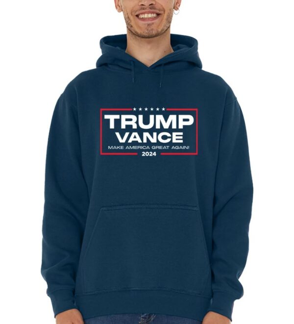 Trump Vance 2024 Make America Great Again Donald Trump Hoodie Sweatshirts. Trump Sweatshirt. Election 2024 Sweatshirt. American Flag Shirt.3