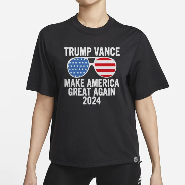 Trump Vance 2024 Make America Great Again Sunglasses Shirt1