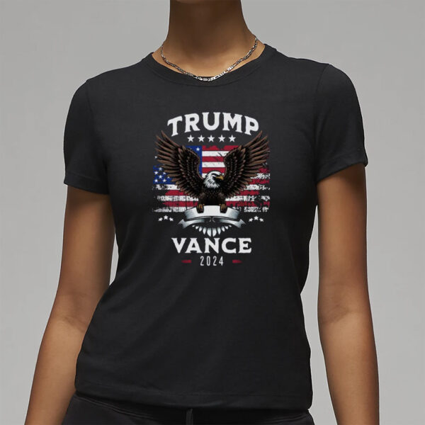 Trump Vance 2024 Patriotic Eagle Shirt Republican President Trumpshirt 2024 Voting Rally Shirts3