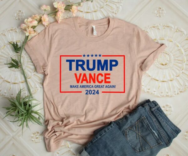 Trump Vance 2024 Shirt, Vice President JD Vance Shirt, VP Vance 24 Shirt, Trump Fight Shirt, President Donald Trump and JD Vance Republican1