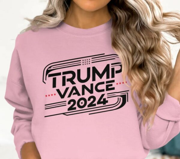 Trump Vance 2024 Sweatshirt, Election 2024 Sweatshirt, Political Campaign 2024 Sweatshirt, Pro Trump Vance Hoodie, Gilden 18000 185001