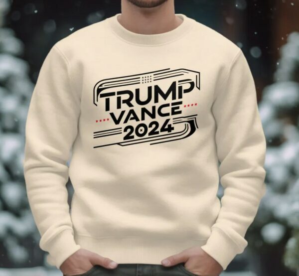 Trump Vance 2024 Sweatshirt, Election 2024 Sweatshirt, Political Campaign 2024 Sweatshirt, Pro Trump Vance Hoodie, Gilden 18000 185002