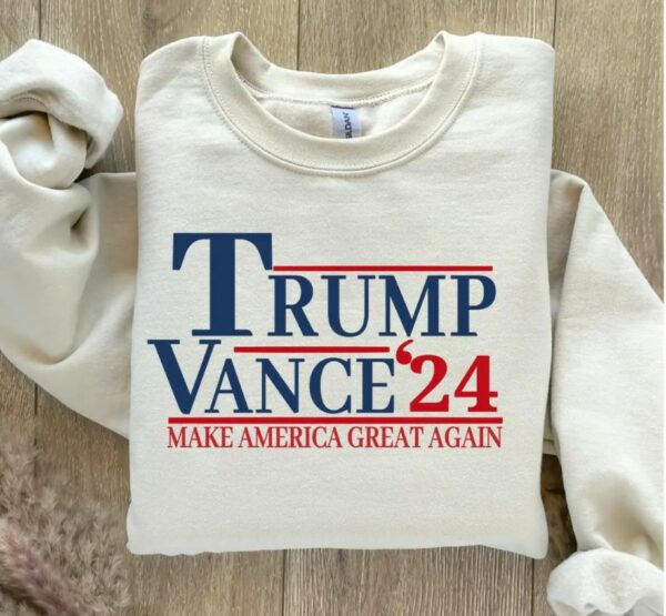 Trump Vance 2024 Sweatshirt, Maga Donald Trump Sweater, Crewneck Republican Make america great again sweater, Gift for Republican sweater