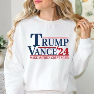 Trump Vance 2024: Make America Great Again Crewneck Republican Sweatshirt 7 Trump Vance 2024 Sweatshirt, Maga Donald Trump Sweater, Crewneck Republican Make america great again sweater, Gift for Republican sweater3