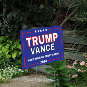 Trump Vance 2024 Yard Sign: Show Your Support for Trump and Vance 6 Trump Vance 2024 Yard Sign, Donald Trump President JD Vance Yard Sign2