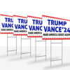 Trump Vance 2024 Yard Sign ,Election Sign, Republican Yand Sign