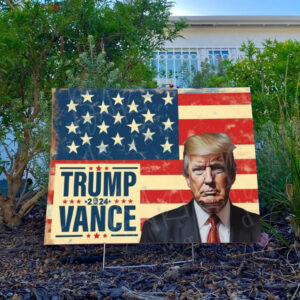 Show Your Support: Trump Vance 2024 Yard Sign for Election 7 Trump Vance 2024 Yard Sign, Election Support Sign3