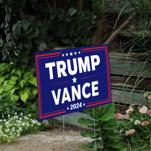 Trump Vance 2024 Yard Sign, Trump for President, Trump Lawn Sign, Republican Yard Sign2