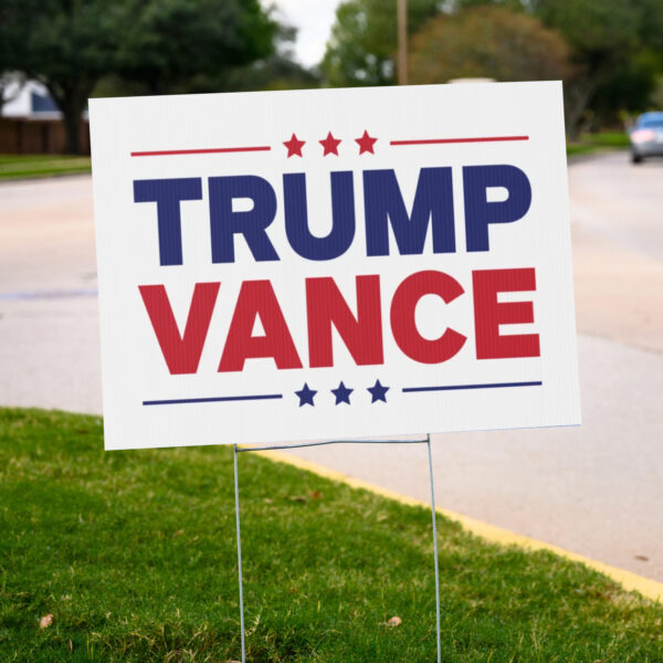 Trump Vance 2024 Yard Sign2