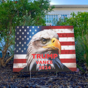 Trump Vance 2024: Show Your Support with Our Yard Sign 7 Trump Vance 2024 Yard Sign3