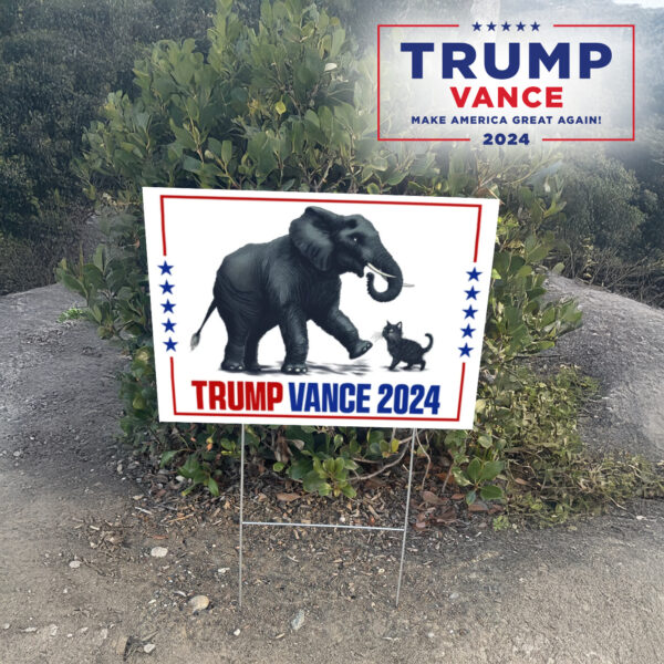 Trump Vance 2024 Yard Sign,Republican Garden Sign, President Election 2024 Yard Sign2