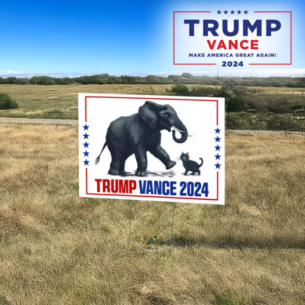 Trump Vance 2024 Yard Sign,Republican Garden Sign, President Election 2024 Yard Sign3