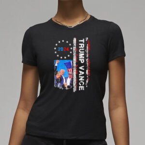 Trump Vance 2024: Retro Stripe Donald Trump Jd Vance T-Shirt 7 Trump Vance 2024 retro stripe Donald Trump Jd Vance T-shirt3