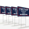 Trump Vance 2024 signs, Take America Back Yard Sign