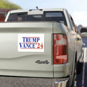 Trump Vance '24: Show Your Support with Retro Car Magnets 5 Trump Vance ’24 Retro Car Magnet