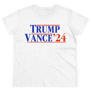 Trump Vance '24: Retro Women's T-Shirt for Patriotic Style 7 Trump Vance '24 Retro Women's Shirt