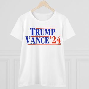 Trump Vance '24: Retro Women's T-Shirt for Patriotic Style 6 Trump Vance '24 Retro Women's Shirts