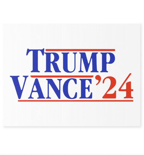 Trump Vance ’24 Retro Yard Sign