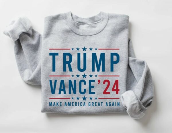 Trump Vance 24 Shirt, Trump 2024 Sweatshirt, President Trump, Republican Shirt, Republican Gifts Support Trump Shirt, American Flag Shirt