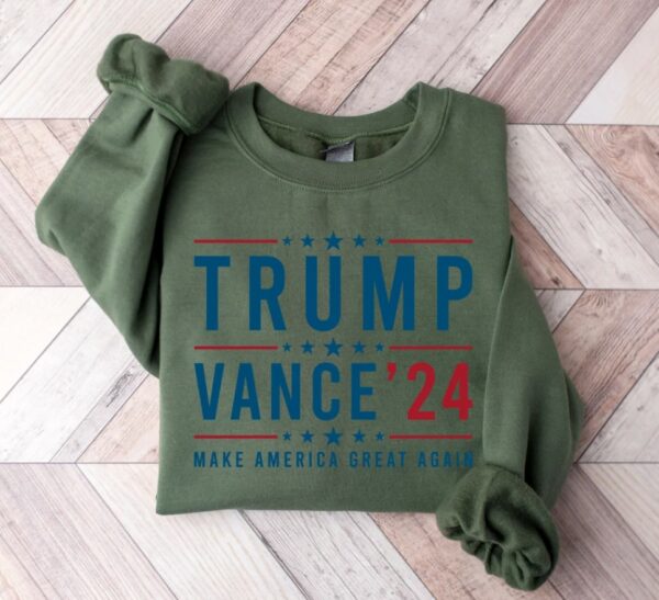 Trump Vance 24 Shirt, Trump 2024 Sweatshirt, President Trump, Republican Shirt, Republican Gifts Support Trump Shirt, American Flag Shirt2