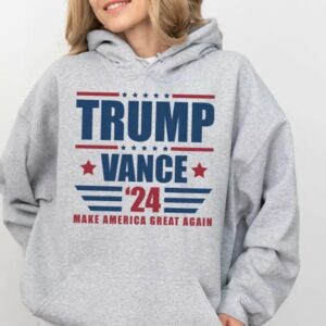 Trump Vance 24: The Ultimate Sweatshirt for Trump Supporters 7 Trump Vance 24 Sweatshirt Donald Trump Sweatshirt Trump Supporter Hoodie Republican Gift Trump 2024 Sweatshirt3