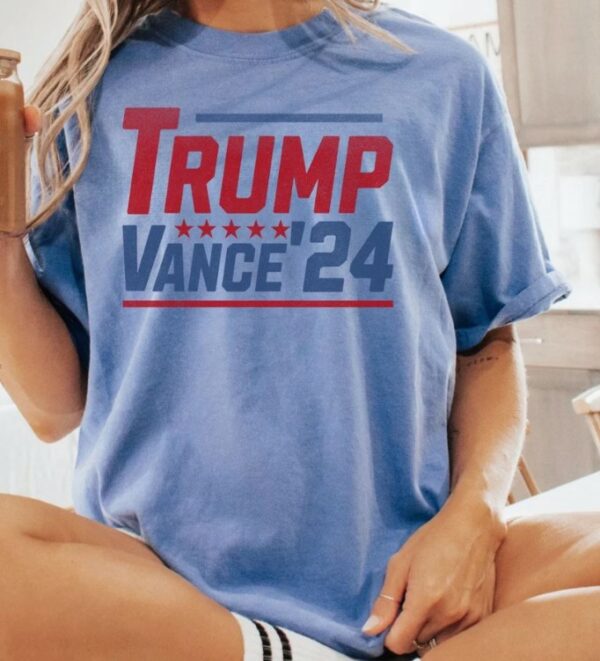 Trump Vance 24 T-shirts, Comfort Colors Shirts, JD Vance Shirts, Trump 2024 Shirts, President Trump Shirts, Republican Gift, Trump Lover Tee