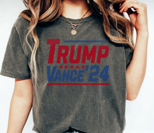 Trump Vance 24 T-shirts, Comfort Colors Shirts, JD Vance Shirts, Trump 2024 Shirts, President Trump Shirts, Republican Gift, Trump Lover Tee1