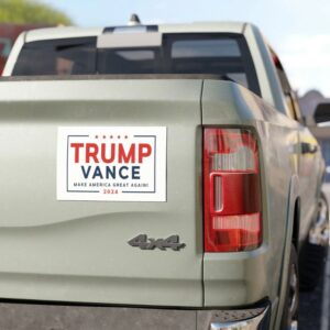 Trump Vance Car Magnet MAGA 2024 Truck RV, Political Bumper Sticker, Vehicle Decal Sign, Patriotic Fridge Magnet, Conservative, - 7.5"x4.5" 5 Trump Vance Car Magnet MAGA 2024 Truck RV, Political Bumper Sticker, Vehicle Decal Sign, Patriotic Fridge Magnet, Conservative, - 7.5x4.52