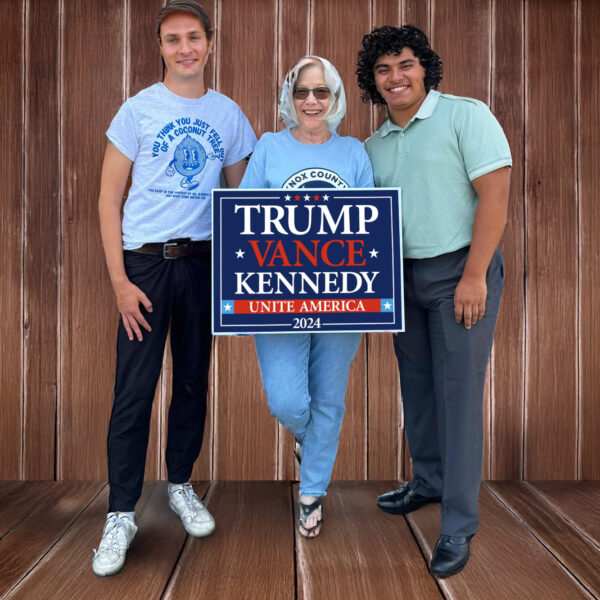 Trump Vance Kennedy Unite America Yard Sign