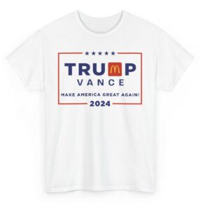 MAGA-nificent Trump Vance T-Shirt: Show Your Support for the Dynamic Duo 8 Trump Vance MAGADonald’s T-Shirt