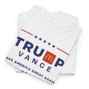 MAGA-nificent Trump Vance T-Shirt: Show Your Support for the Dynamic Duo 6 Trump Vance MAGADonald’s T-Shirts