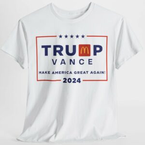 MAGA-nificent Trump Vance T-Shirt: Show Your Support for the Dynamic Duo 7 Trump Vance MAGADonald’s TShirt