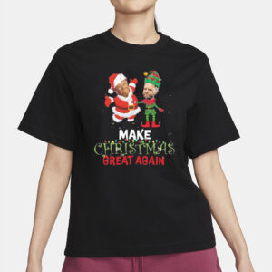 Make Christmas Great Again with Trump Vance Humorous Christmas 2024 T-Shirt 6 Trump Vance Make Christmas Great Again Humorous Christmas 2024 T-Shirt2