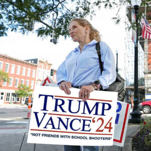 Trump Vance Not Friends With School Shooters Yard Sign 9 Trump Vance Not Friends With School Shooters Yard Sign USA Pro