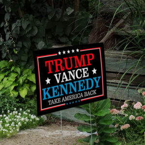Trump Vance RFK Jr 2024 Yard Sign: Show Your Support for the Conservative Team 6 Trump Vance RFK Jr 2024 Yard Sign ,Trump Vance Kennedy Yard Sign2