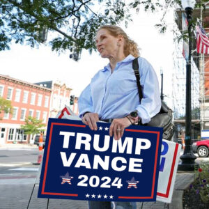 Trump Vance 2024 Campaign Sign: Show Your Support for America First 6 Trump Vance Yard Sign