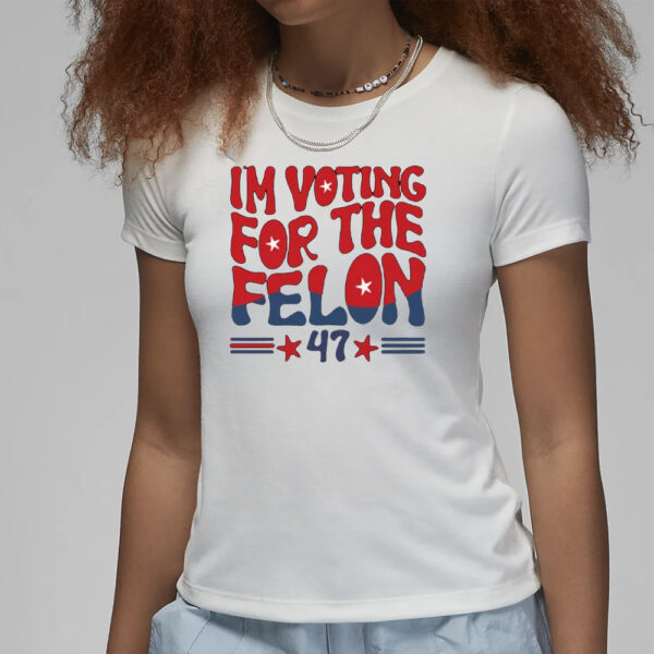 Trump Voting Tank Top, I'm Voting for the Felon, Trump for President 2024 Tank3