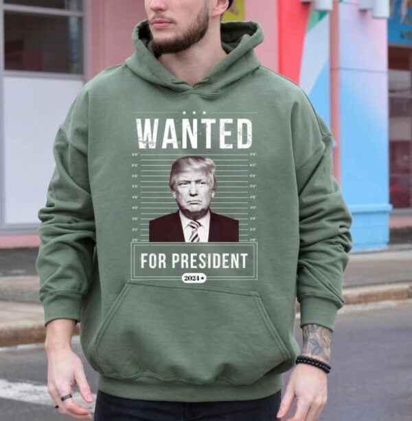 Trump Wanted For President Hoodie, Support Trump Hoodie, Donald Trump Wanted Hoodie, President 2024 Hoodie, I Stand With Trump Hoodie2