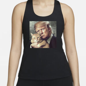 Trump and Cat Tank Top: The Purrfect Political Statement for Conservative Cat Lovers 7 Trump and Cat Tank Top, Funny Political Tank, Shirt Gift for Conservative Cat Lover, Republican Cat Tank3
