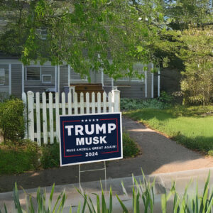 Trump and Elon Musk: Make America Great Again Yard Sign 7 Trump and Elon Musk Make America Great Again Yard Sign US