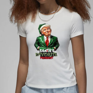 Humorous Trump Elf Christmas T-Shirts: Trump as Santa's Favorite President 7 Trump as Santa's Favorite President - Humorous Trump Elf Christmas T-Shirts3
