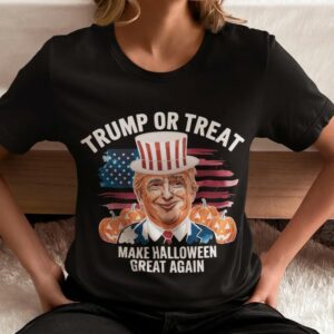 Trump or Treat: Make Halloween Great Again with Our Patriotic Halloween Tee 4 Trump or Treat T-Shirt Make Halloween Great Again Shirt Funny Donald Trump Halloween Tee Patriotic1