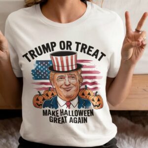 Trump or Treat: Make Halloween Great Again with Our Patriotic Halloween Tee 5 Trump or Treat T-Shirt Make Halloween Great Again Shirt Funny Donald Trump Halloween Tee Patriotic2
