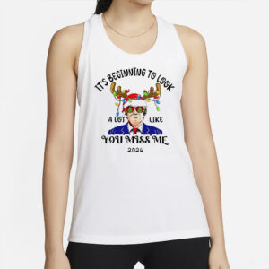 Trump Reindeer: It's Beginning to Look a Lot Like You Miss Me 2024 T-Shirt 6 Trump reindeer it’s beginning to look a lot like you miss me 2024 shirt2
