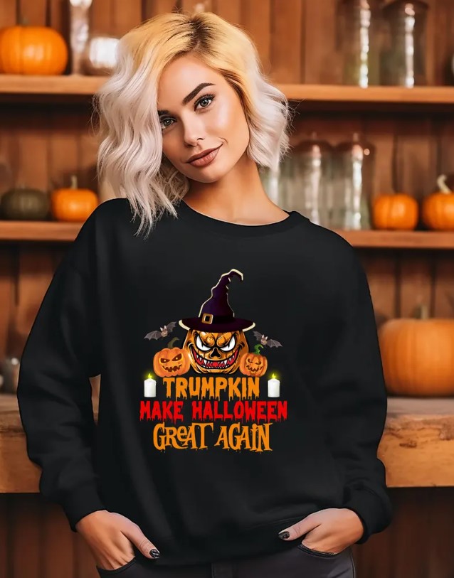 Trumpkin Make Halloween Great Again: Spooky Pumpkin Shirt for Trump Supporters 9 Trumpkin Make Halloween Great Again, Trump Halloween Funny Shirt Sweatshirt and Hoodie, Trump Vance Halloween, Spooky Pumpkin Shirt Gift1